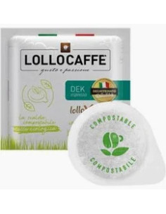 Lollo Caffè "Cialde" Miscela Dek, 150pz.