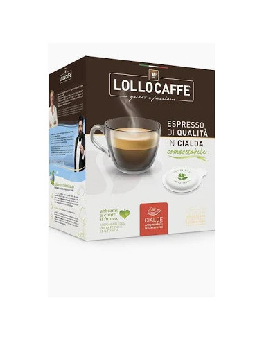 Lollo Caffè "Cialde" Miscela Dek, 150pz.