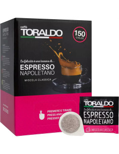 Caffè Toraldo "Cialde" Miscela Classica, 150pz. 2